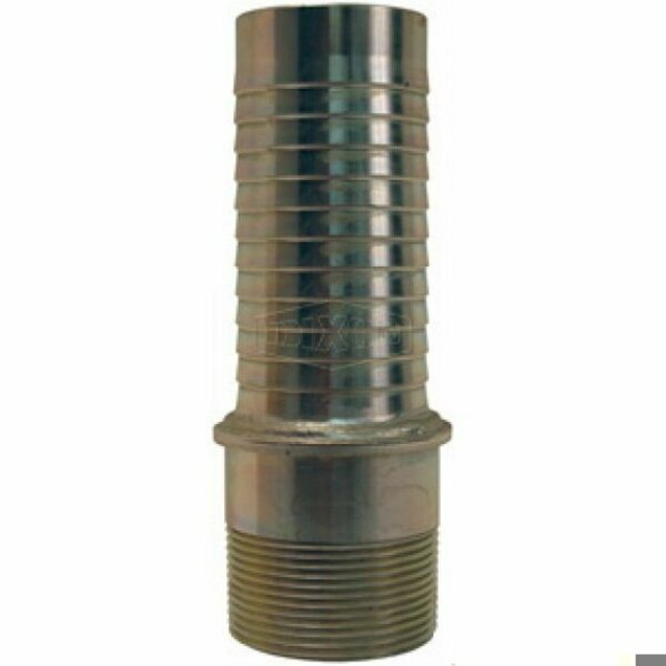 Dixon Holedall Tubular Long Style External Swage Stem, 4 in Nominal, MNPT, Carbon Steel, Domestic TML64